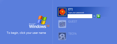 multiuser password screen multiuser password screen
